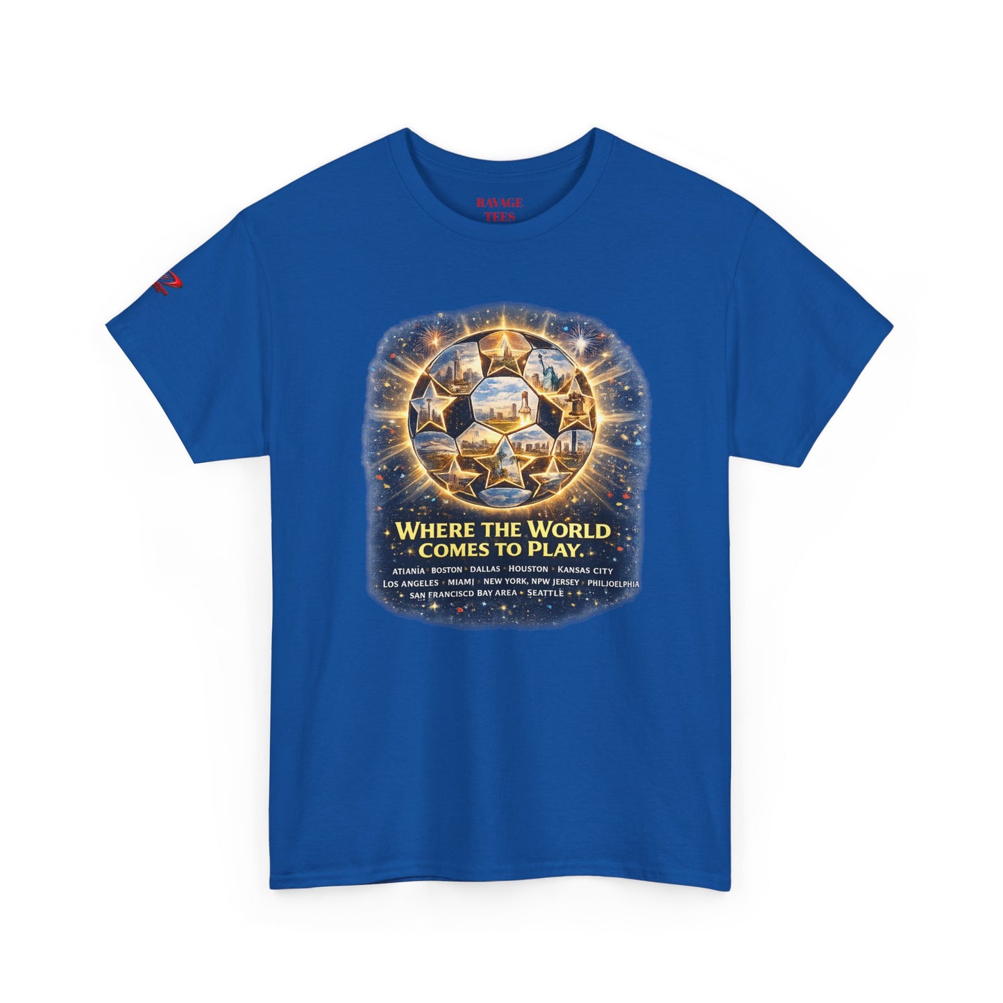 World Cup 2022 T-Shirt — "Where the World Comes to Play"