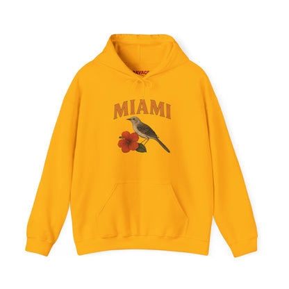 MIAMI THE 305 Unisex Hoodie – Cozy Sweatshirt, Casual Travel Souvenir, Relaxed Streetwear Gift for Nature & City Lovers