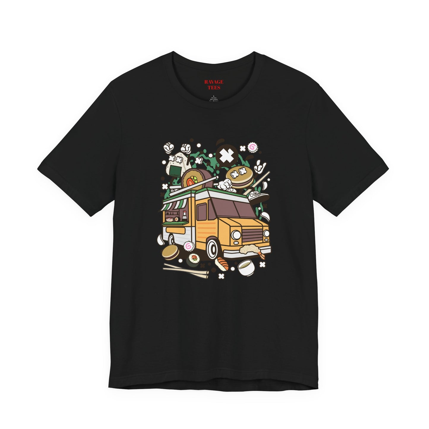 Cute Vintage Street Food Van Tee