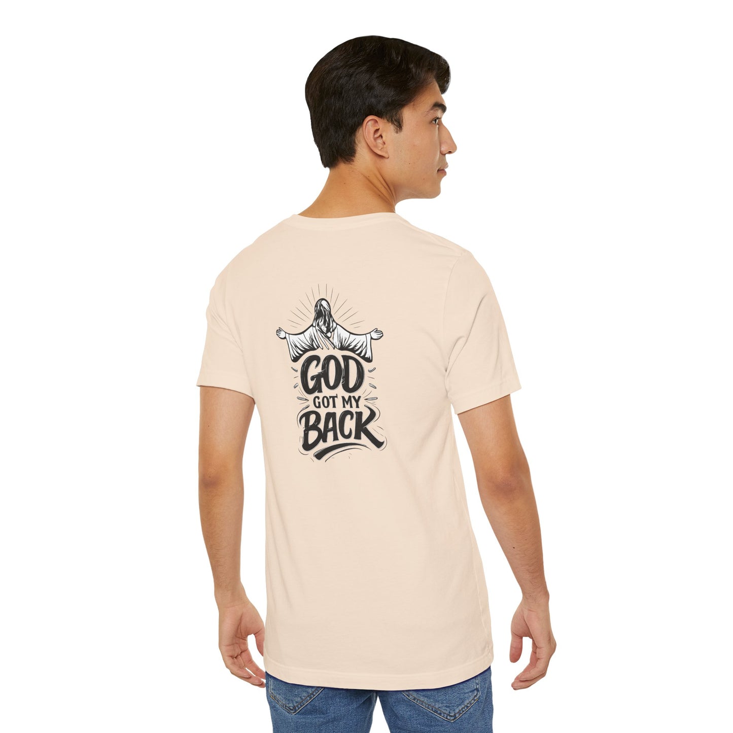 Faith Graphic Tee — 'God Got My Back' Christian T-Shirt