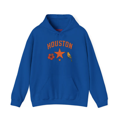 RAVAGE "HOUSTON" Vintage Hoodie | Retro Style Hooded Sweatshirt