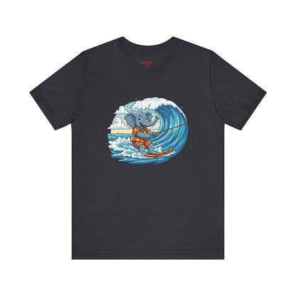 Surfing Elephant Unisex Tee