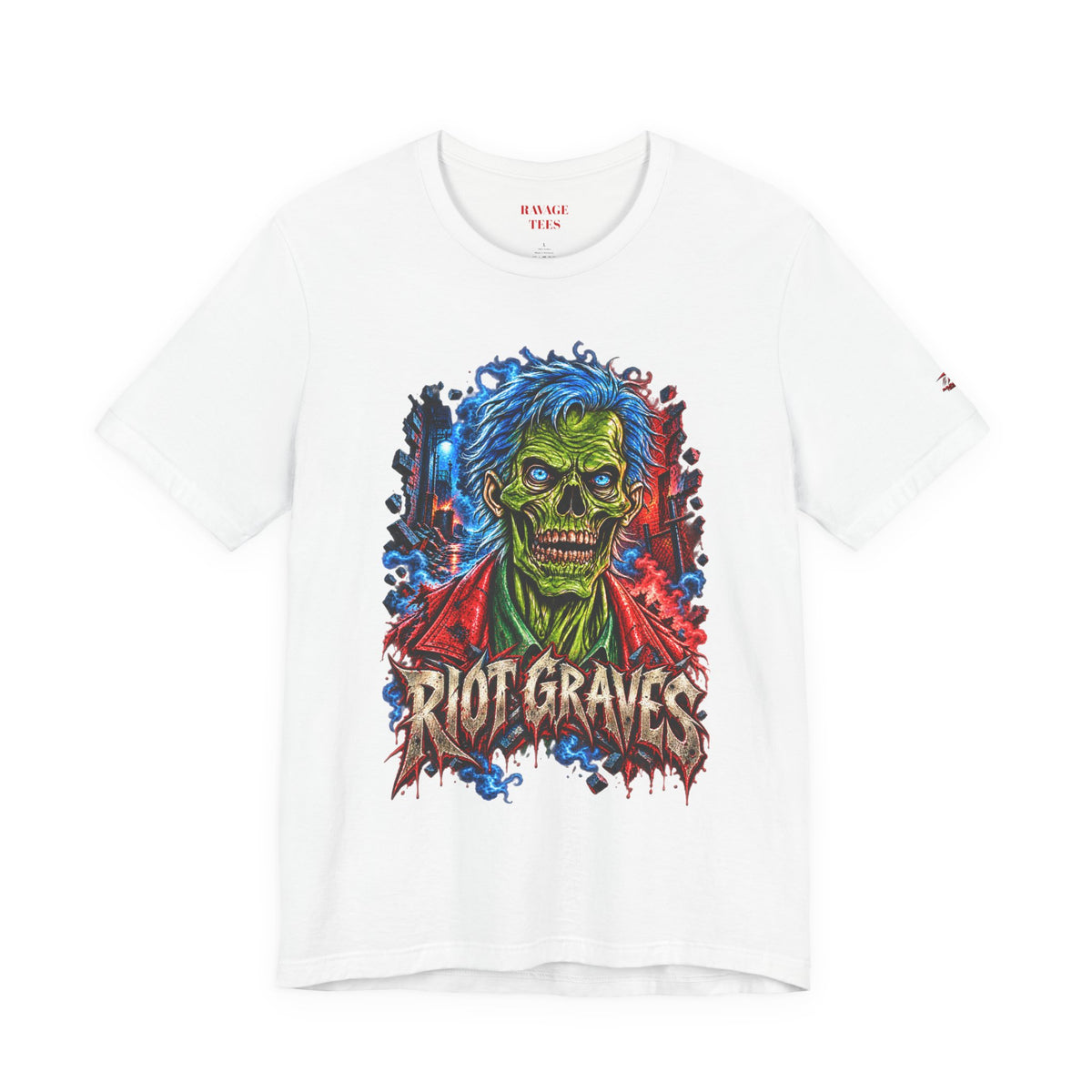 Riot Graves Skull Graphic Tee