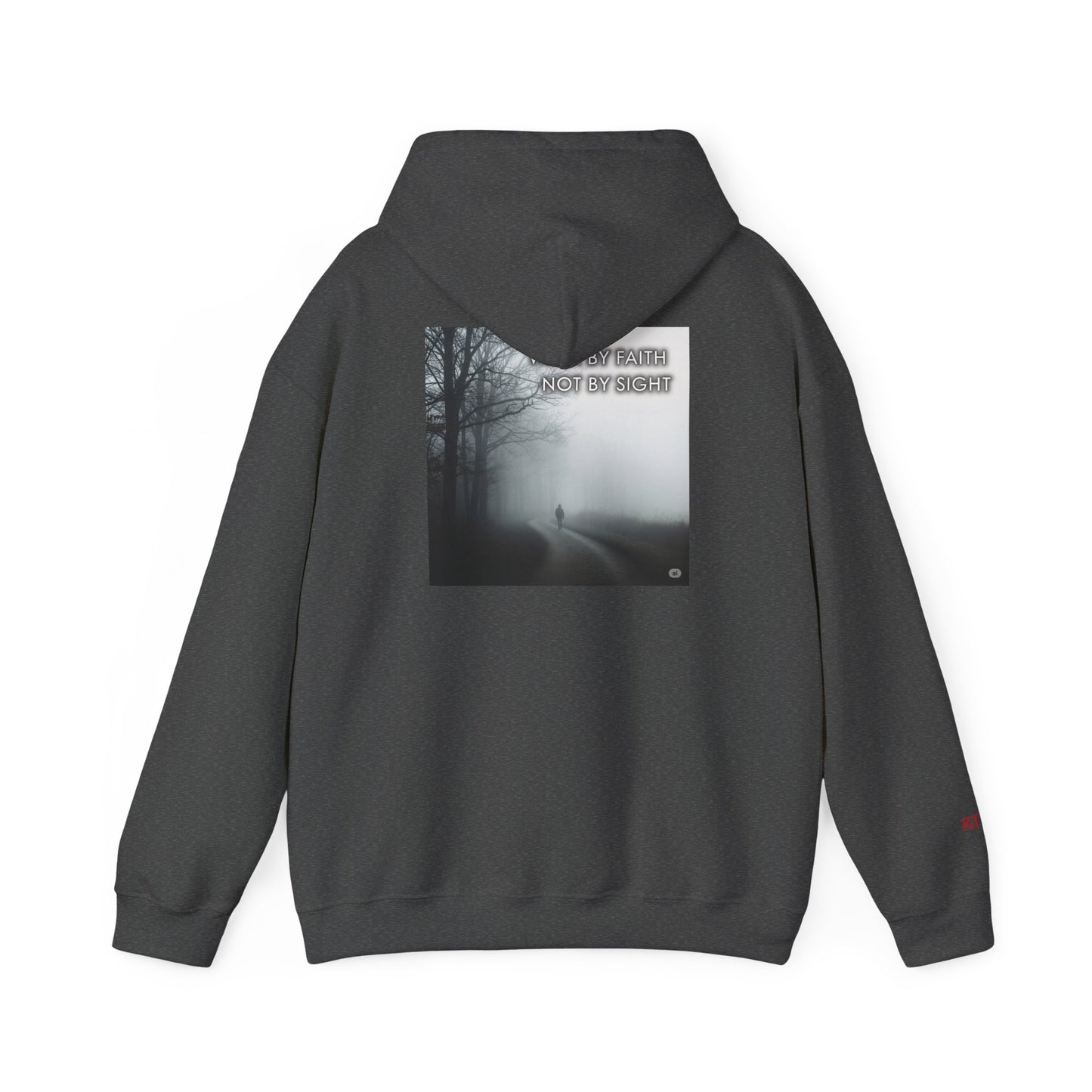 Spiritual Journey  Hooded Sweatshirt with Cross Design