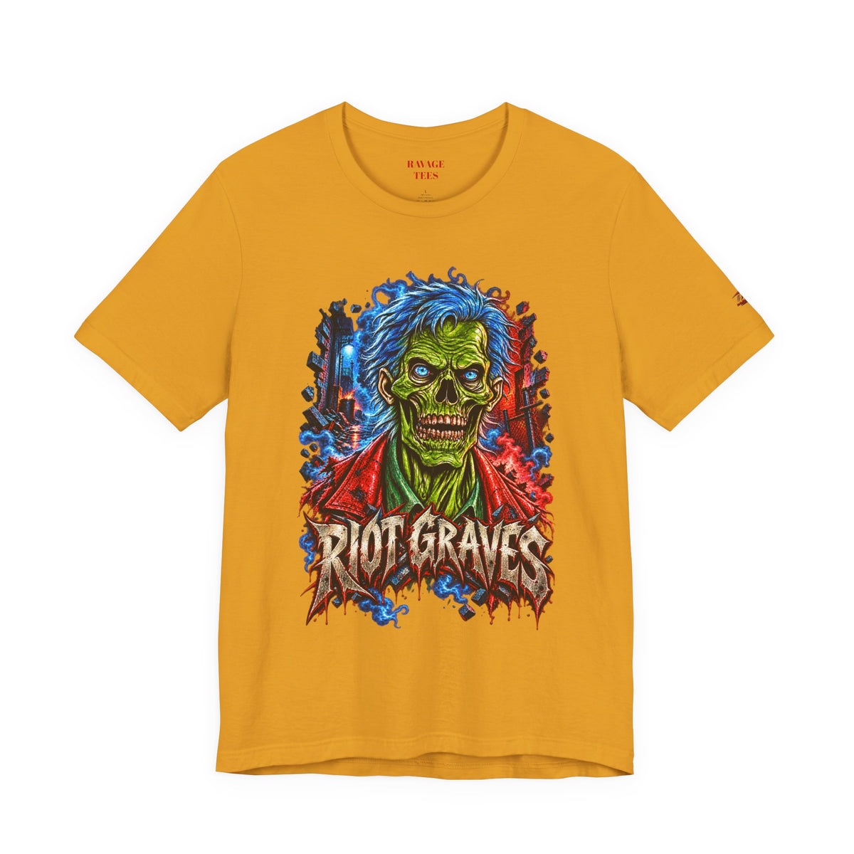 Riot Graves Skull Graphic Tee
