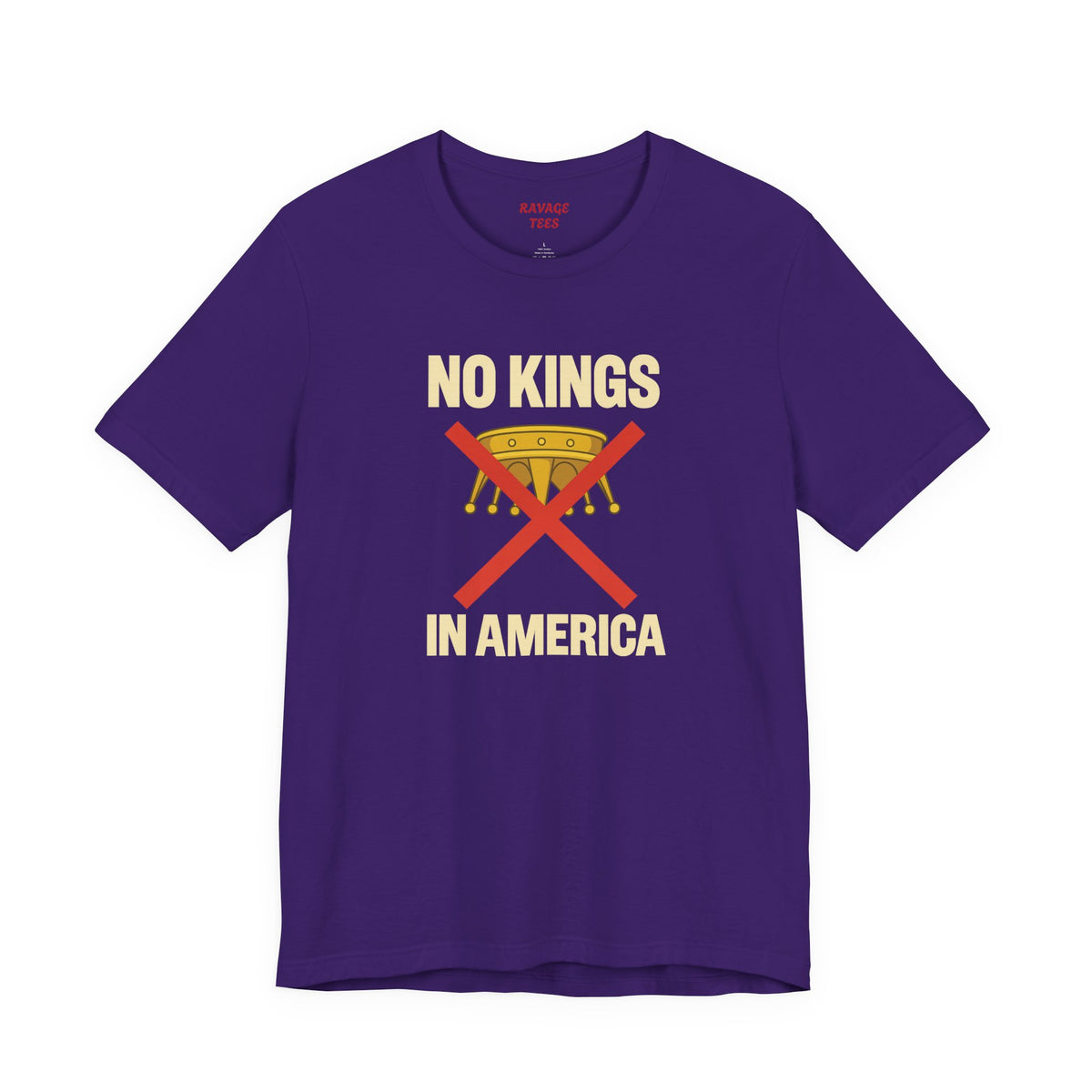 NO KINGS Revolutionary Statement Tee