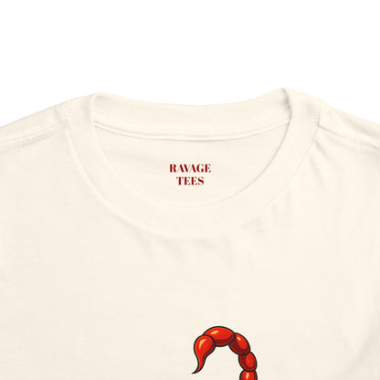 Toddler Tee — 'Backstabber's Express' Scorpion & Frog Funny Kids Shirt