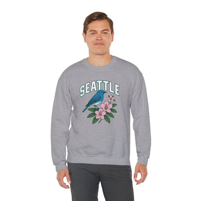 RAVAGE Seattle Vibe Unisex Crewneck Sweatshirt-Cozy Street wear