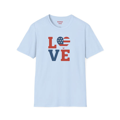 Soft Unisex Freedom & Love Graphic Tee | Gift & Daily Wear