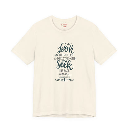 Seek His Guidance Tee: Inspirational Faith Quote Unisex T-Shirt