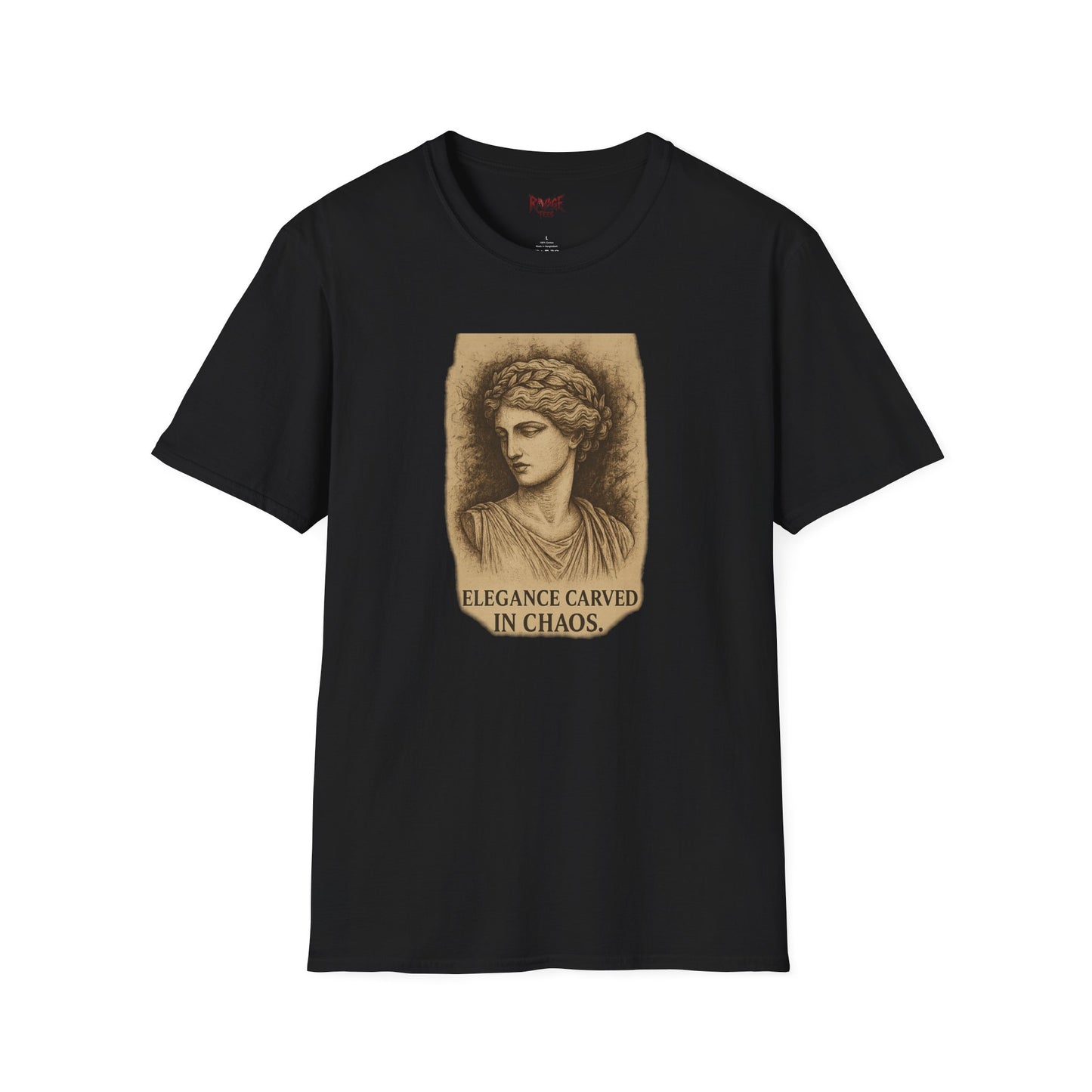 ELEGANCE CARVED IN CHAOS TEE