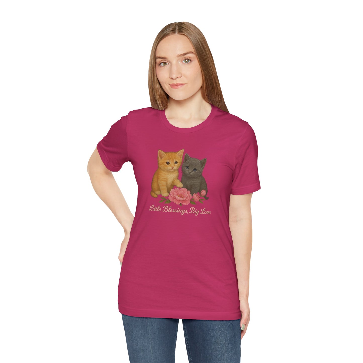 Cute Cat Graphic Tee, Casual Unisex Shirt, Animal Lover Gift, Perfect for Birthdays, Everyday Wear, Cat Mom Shirt, Pet Lover Apparel