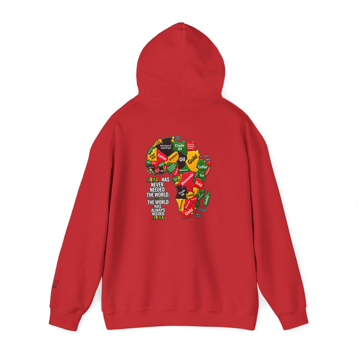 Afrika Map Hoodie – African Pride Pullover Sweatshirt