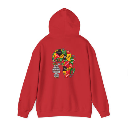 Afrika Map Hoodie – African Pride Pullover Sweatshirt