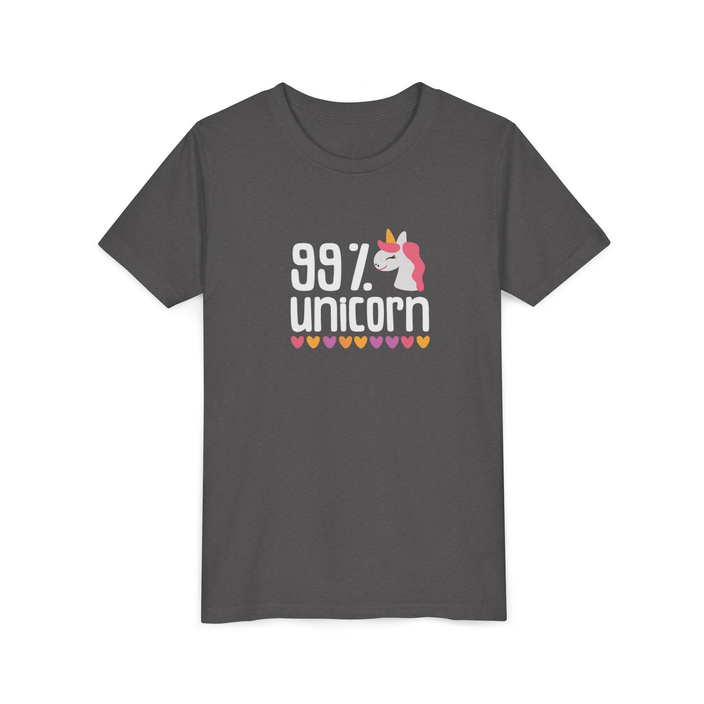 99% Unicorn Youth Tee - Fun & Whimsical Shirt for Kids