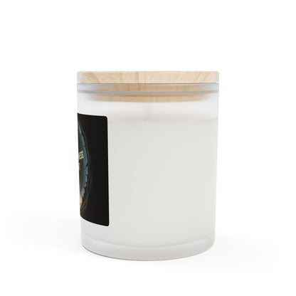 “Ravage Darkness With Light” Frosted Glass Candle 11oz