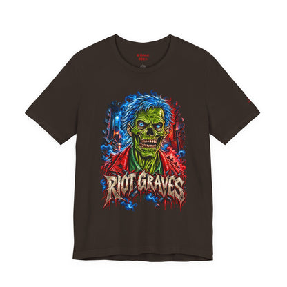 Riot Graves Skull Graphic Tee