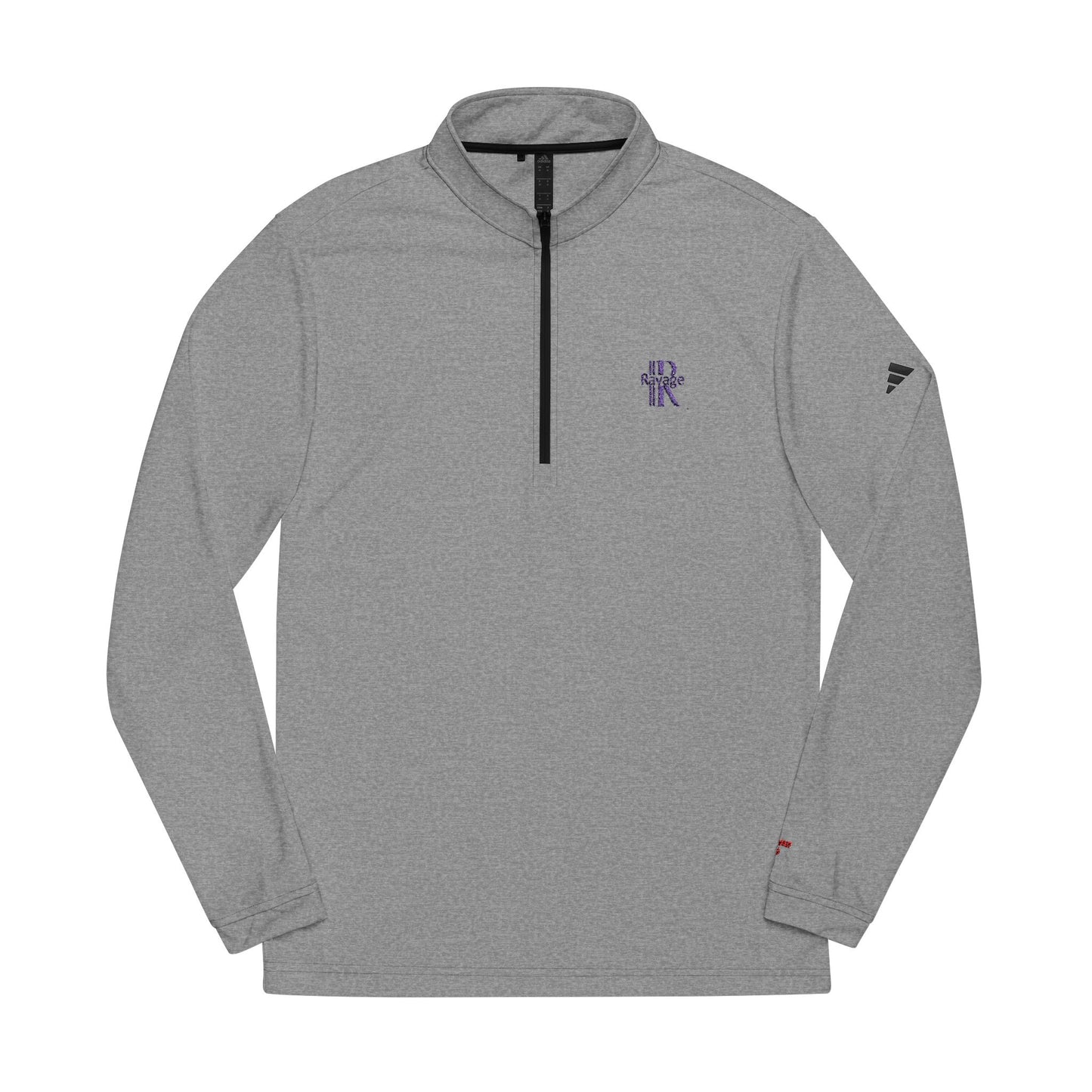 RAVAGE Embroidered Quarter-Zip Pullover — adidas® Performance Golf Top