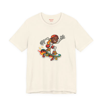 Skateboard Skeleton Tee
