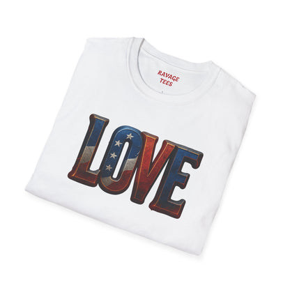 Soft Unisex Freedom & Love Graphic Tee | Gift & Daily Wea