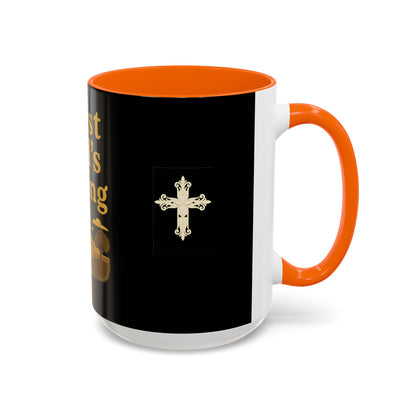 Trust God's Timing Christian Coffee Mug – Inspirational Accent Cup (11oz & 15oz), Faith-Based Gift for Coffee & Tea Lovers
