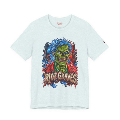 Riot Graves Skull Graphic Tee