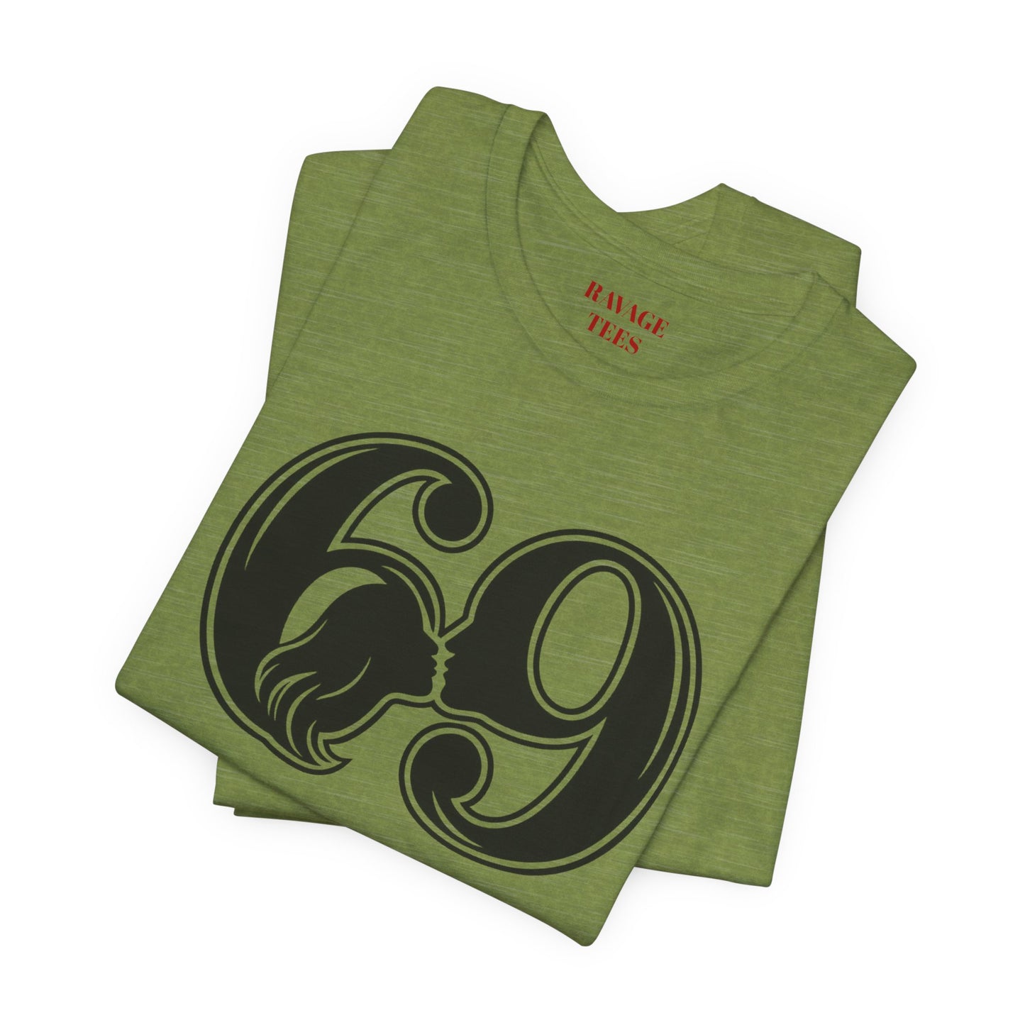 69 Retro Swirl Number Tee