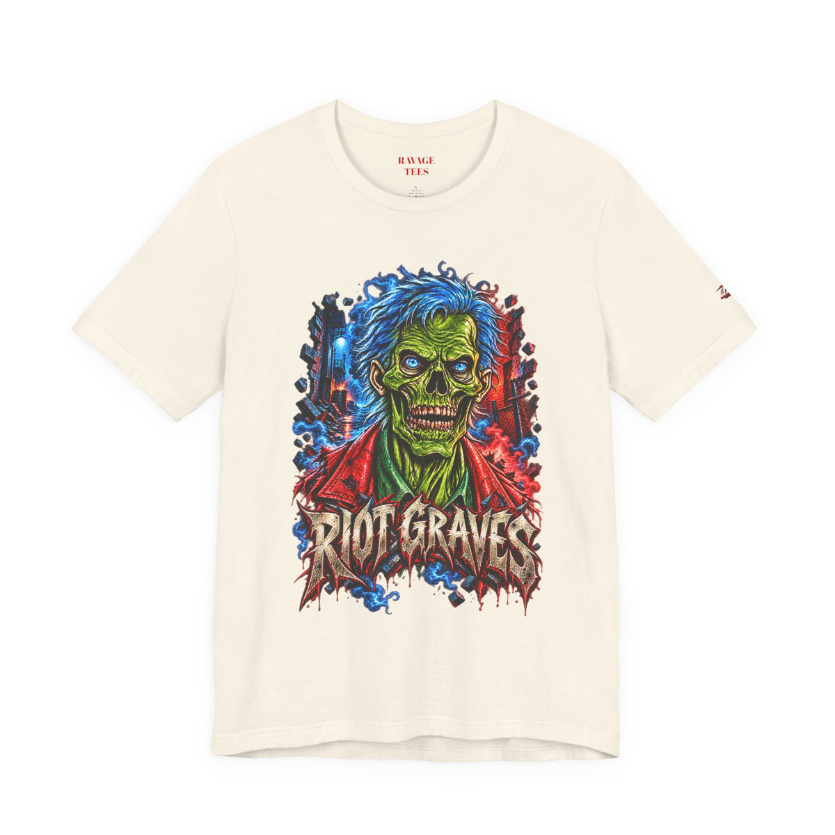 Riot Graves Skull Graphic Tee