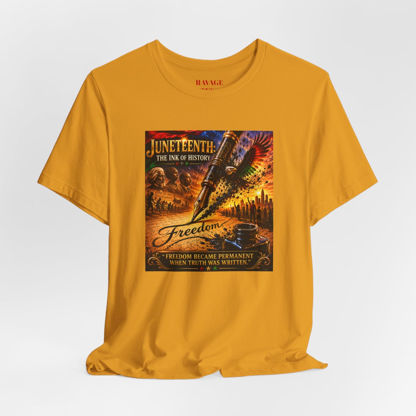 Juneteenth Freedom T-Shirt – 'Freedom Became Permanent'