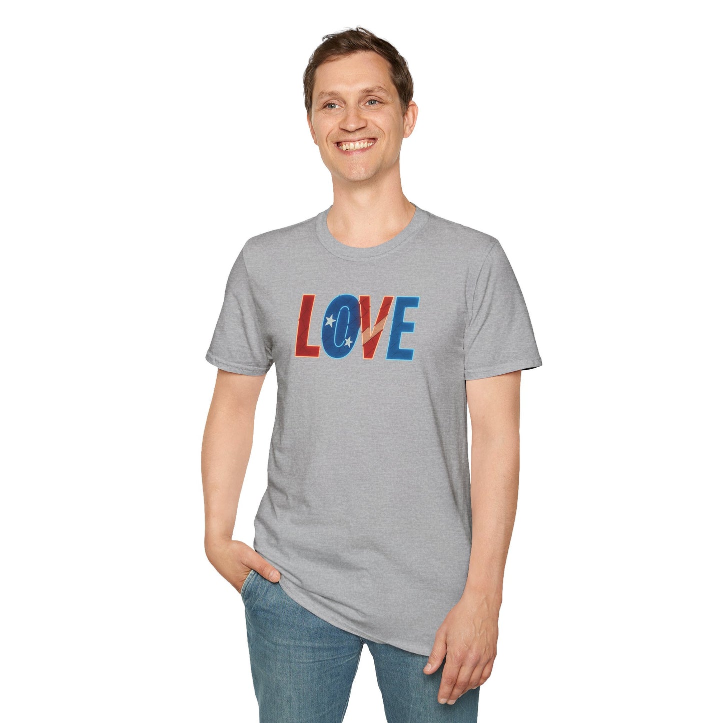 Soft Unisex Freedom & Love Graphic Tee | Gift & Daily Wear