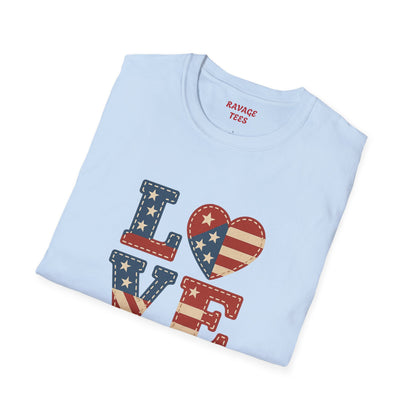 Soft Unisex Freedom & Love Graphic Tee | Gift & Daily Wear