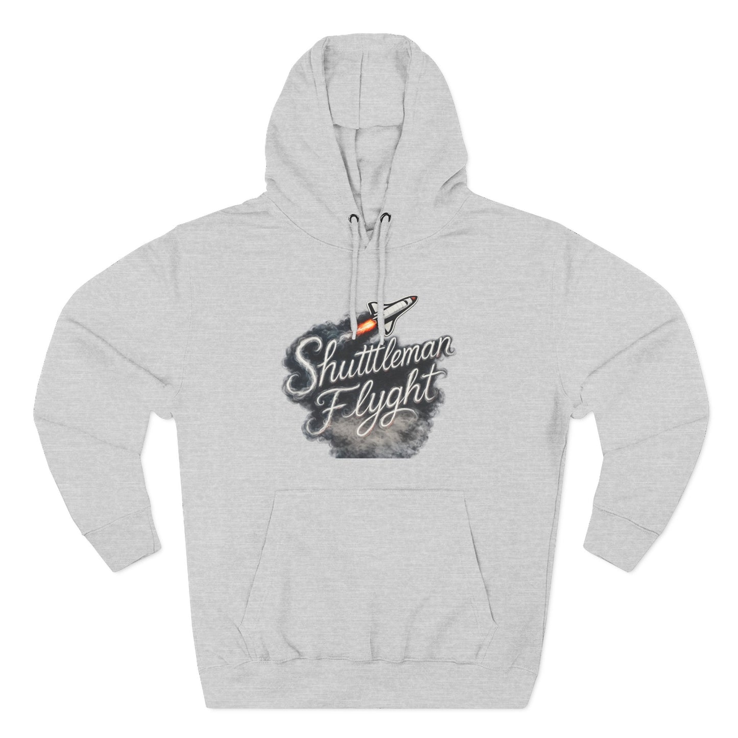 Shuttleman Flight Hoodie — Retro Rocket Pilot Graphic Hoodie