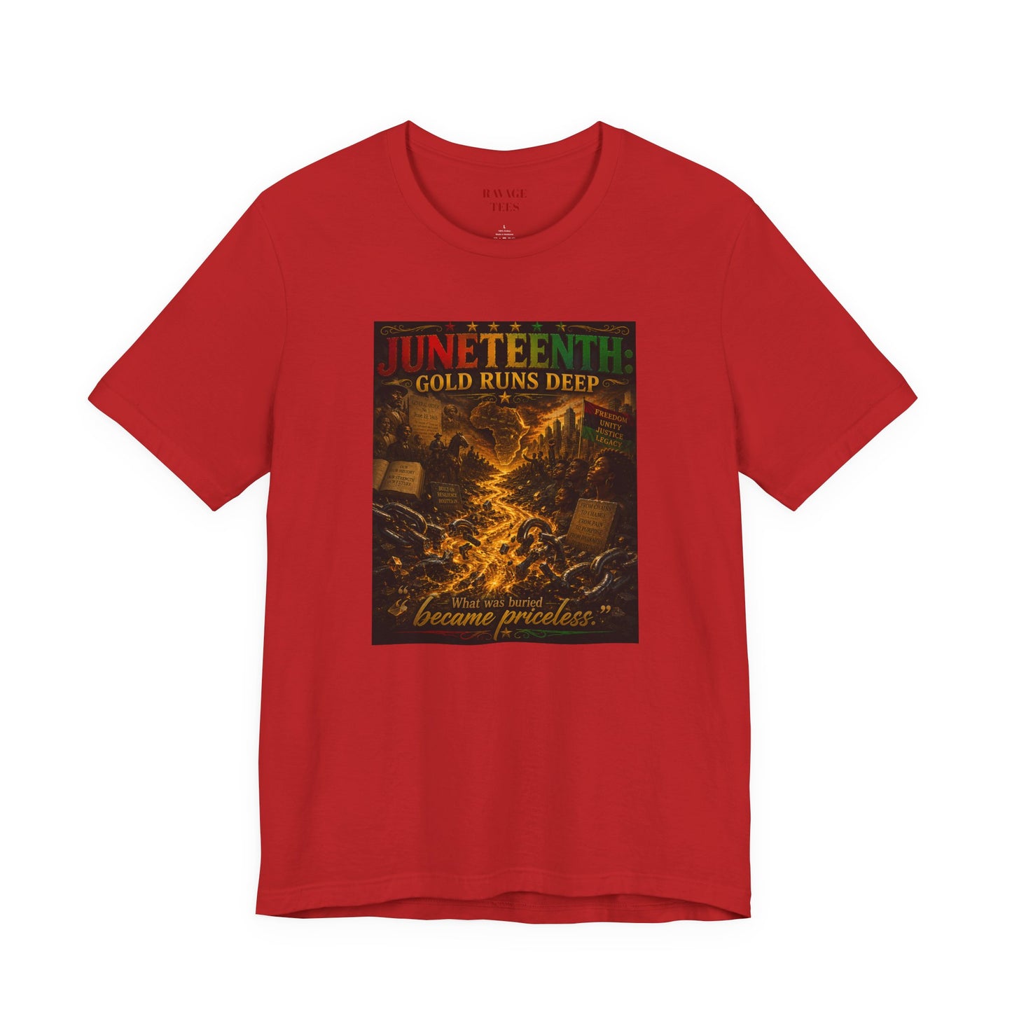 Juneteenth 'Gold Runs Deep' T-Shirt