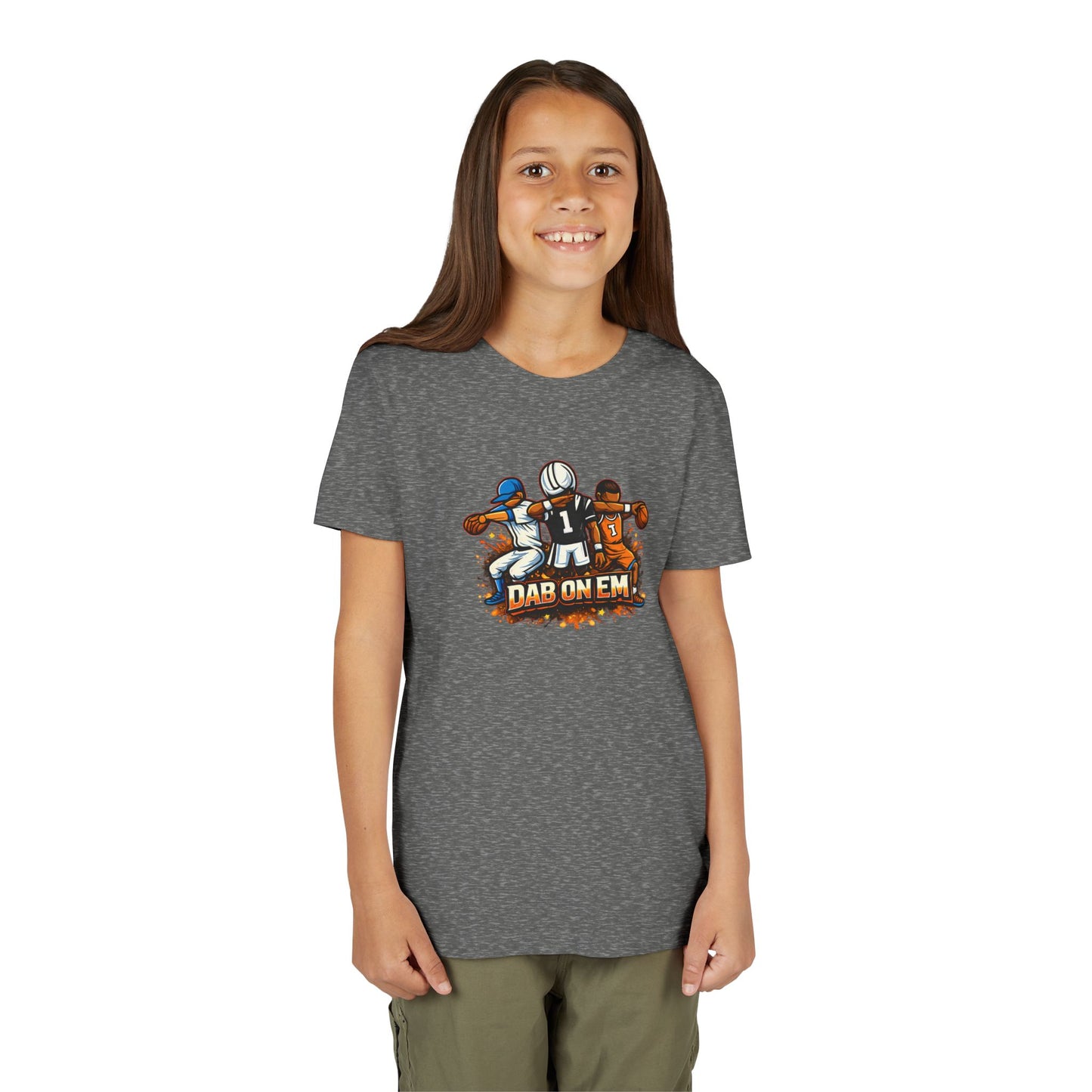 Youth Football Tee - 'Dab On Em' Kids Sports T-Shirt