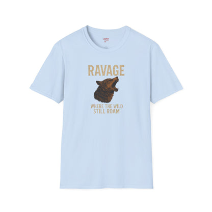 RAVAGE Where the Wild Still Roam Tee | Vintage Adventure Graphic T-Shirt, Unisex Outdoors Apparel, Camping & Nature Lovers Gift