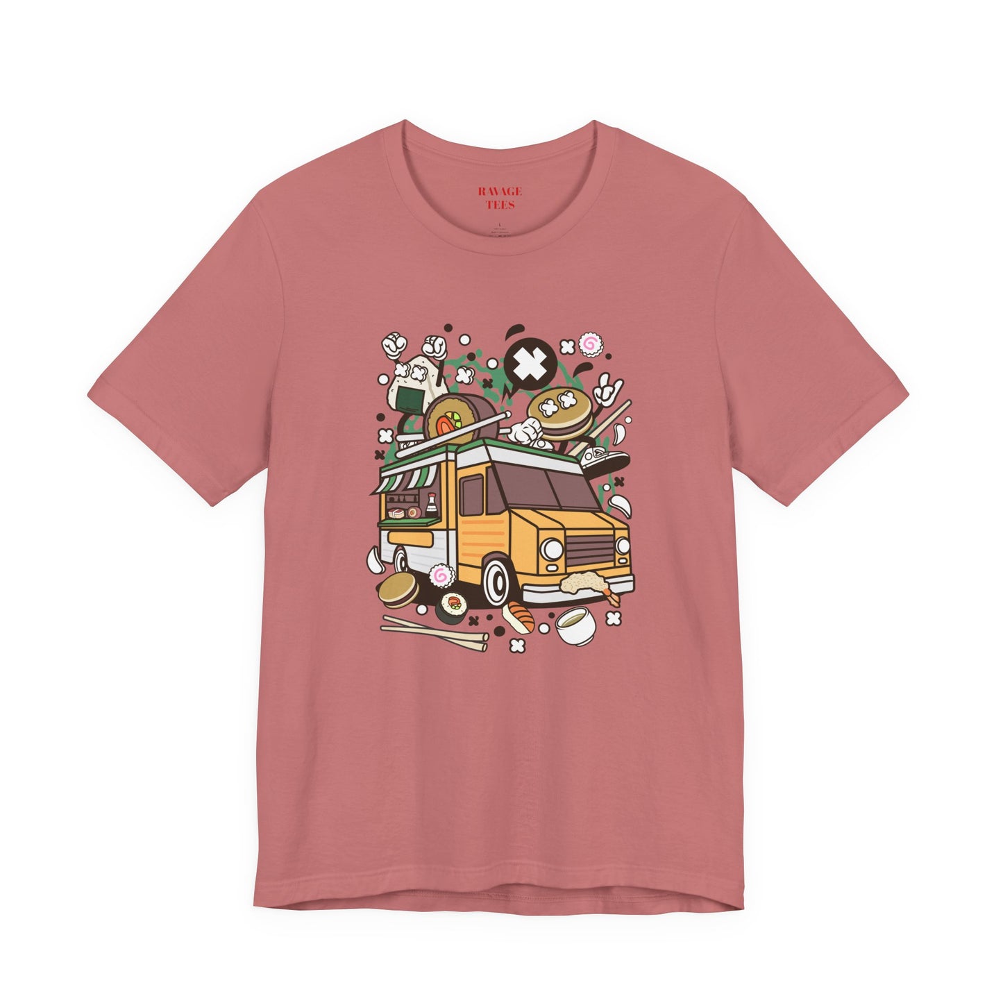 Cute Vintage Street Food Van Tee