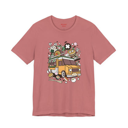 Cute Vintage Street Food Van Tee
