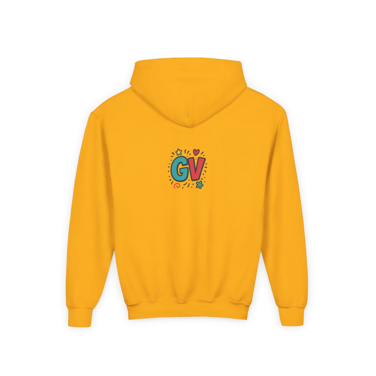 Kids Good Vibes Hoodie – Fun Graphic Sweatshirt with Positive Message, Cozy Casual Outfit, Birthday Gift for Children