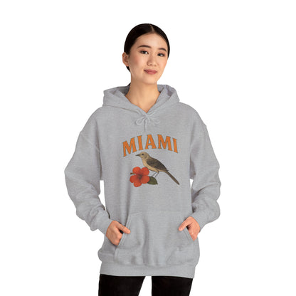 MIAMI THE 305 Unisex Hoodie – Cozy Sweatshirt, Casual Travel Souvenir, Relaxed Streetwear Gift for Nature & City Lovers