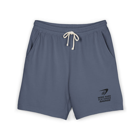 RAVAGE Work Hard Play Harder Unisex Fleece Shorts