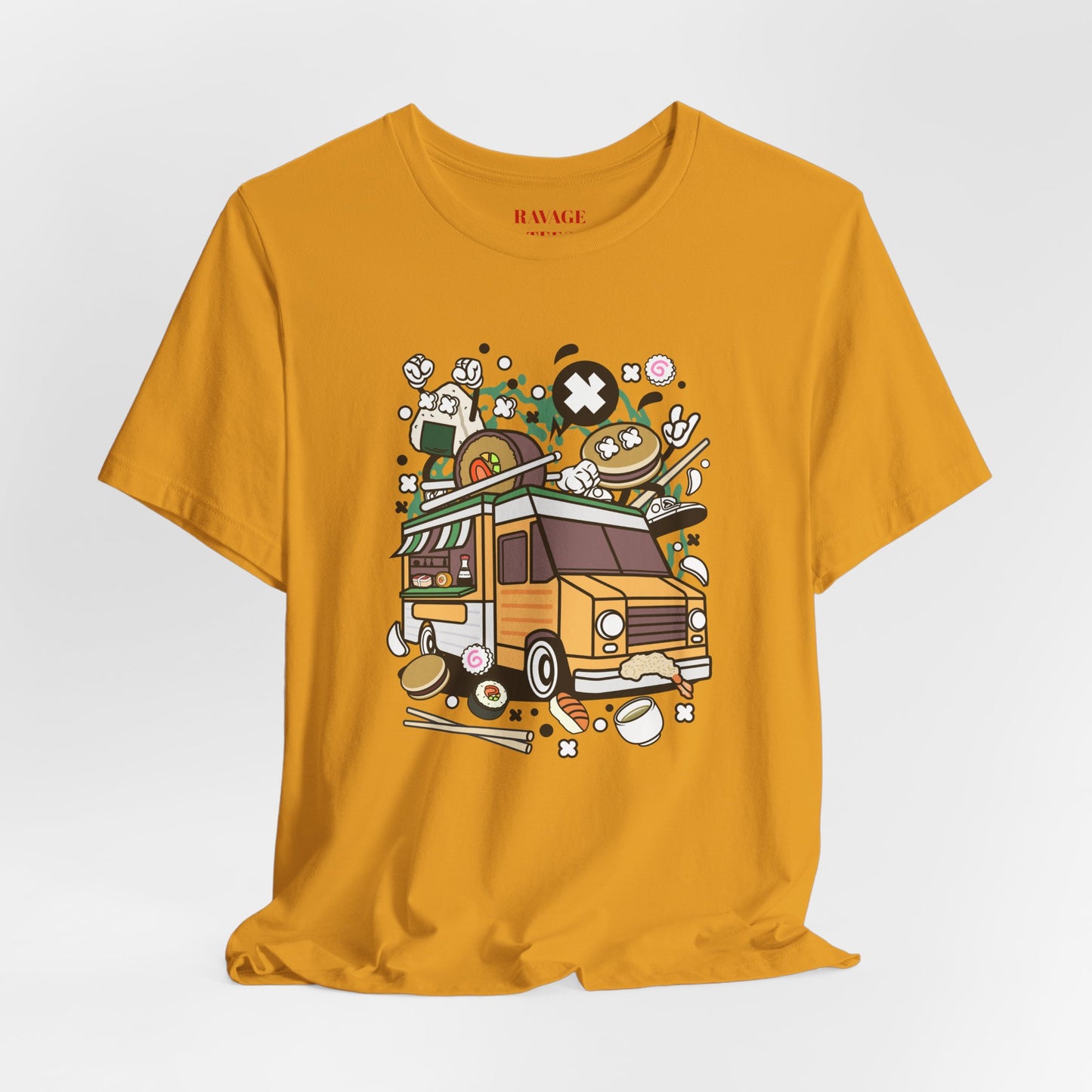 Cute Vintage Street Food Van Tee