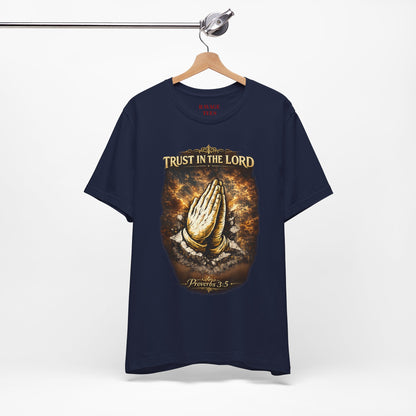 Trust in the Lord Praying Hands Tee (Proverbs 3:5)