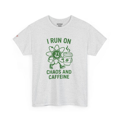 Caffeine Chaos Tee - Fun Unisex Shirt for Coffee Lovers