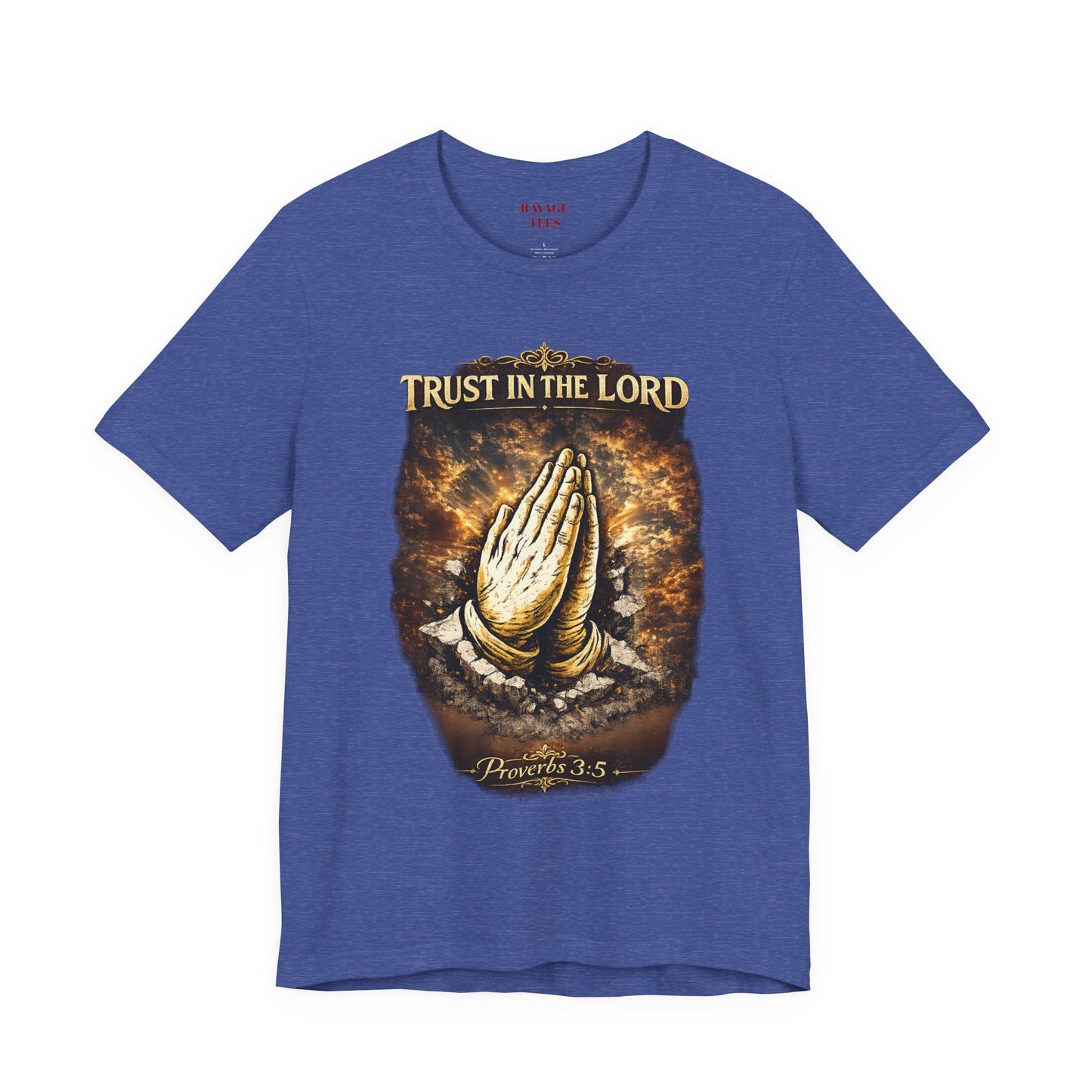 Trust in the Lord Praying Hands Tee (Proverbs 3:5)