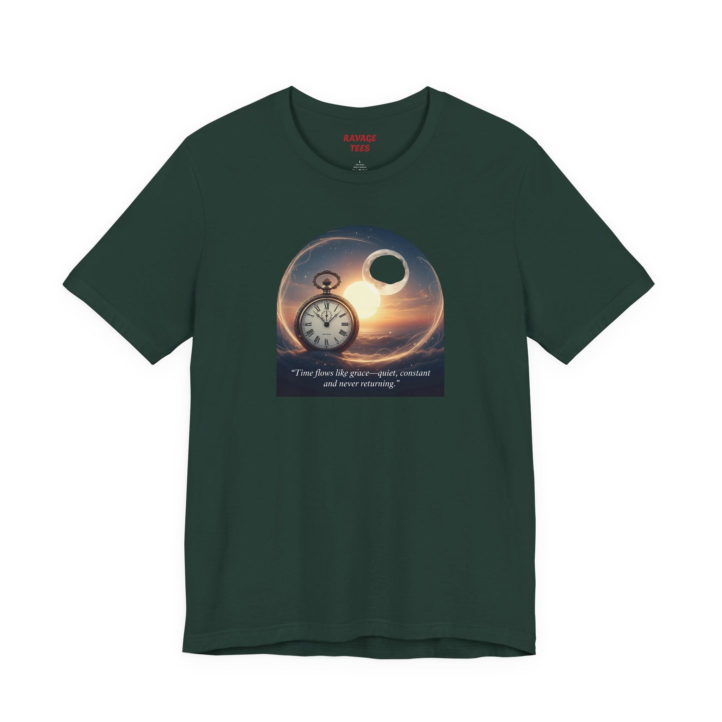 Cosmic Time Tee, Unisex T-Shirt, Inspirational Quote Shirt, Gift for Dreamers, Galaxy Graphic Tee