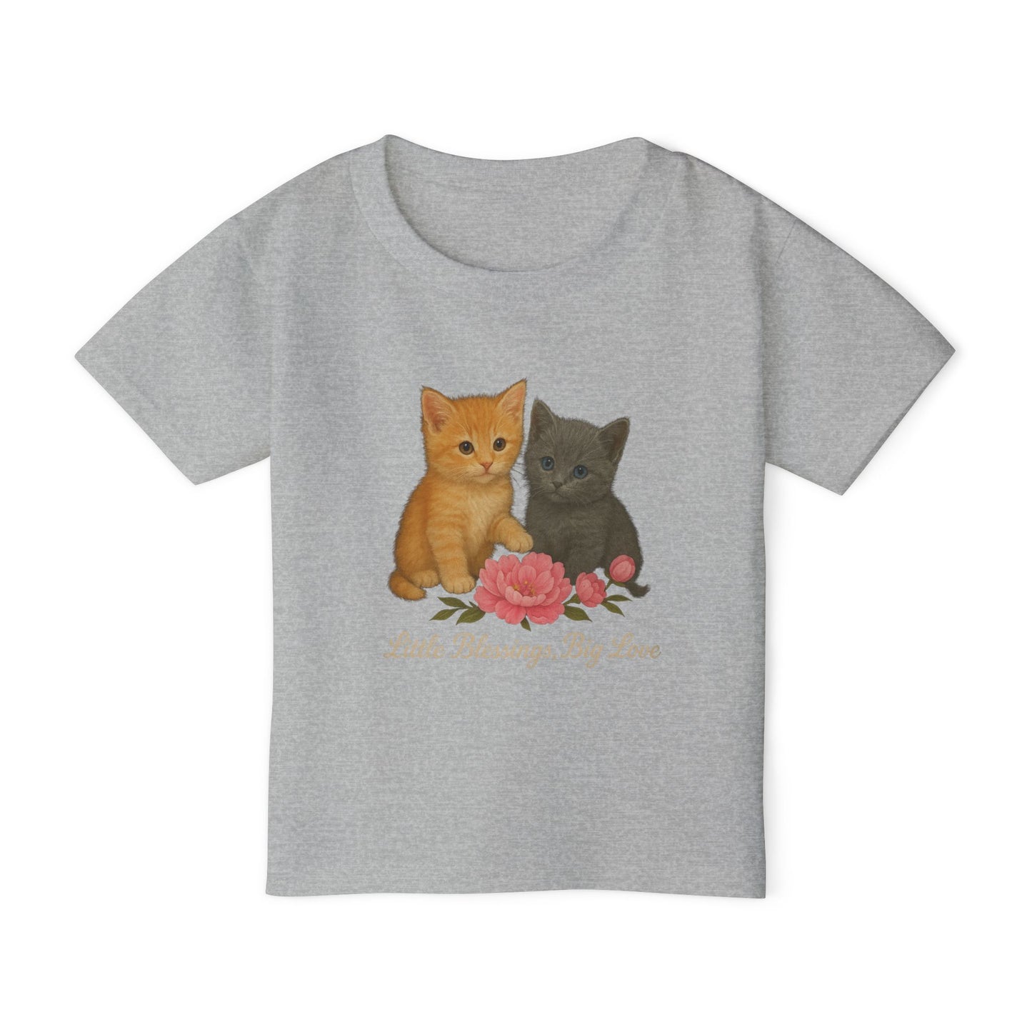 Cute Kittens with Rose "Little Blessings, Big Love"