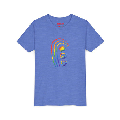 Youth Rainbow Peace & Love Tee