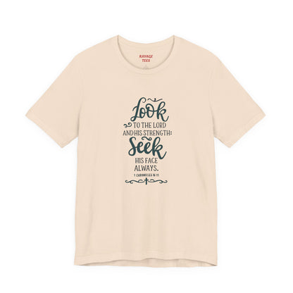 Seek His Guidance Tee: Inspirational Faith Quote Unisex T-Shirt