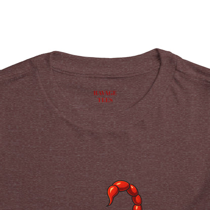 Toddler Tee — 'Backstabber's Express' Scorpion & Frog Funny Kids Shirt