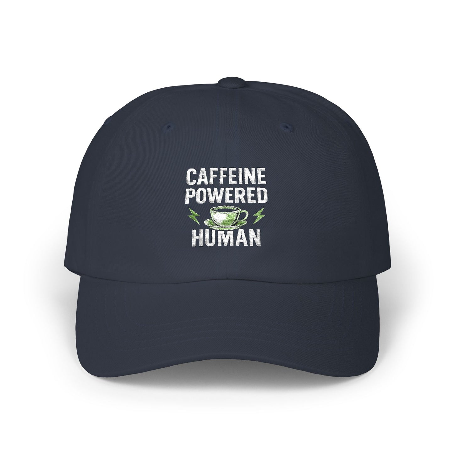 Caffeine Powered Dad Cap | Classic Dad Hat for Coffee Lovers, Perfect Gift for Father's Day, Casual Outings, Everyday Wear, Unisex Hat